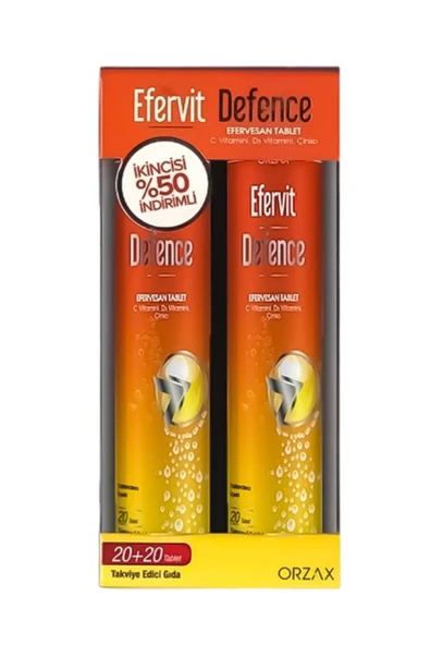 Efervit Defence 20 Efervesan Tablet - 2.'si %50 İndirimli ürün görseli 1