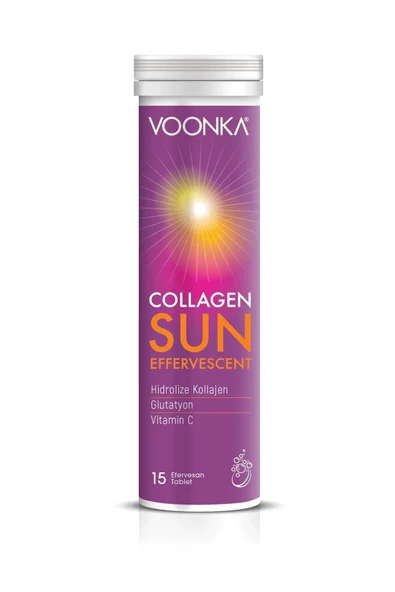 Voonka Collagen Sun 15 Effervescent Tablet ürün görseli 1
