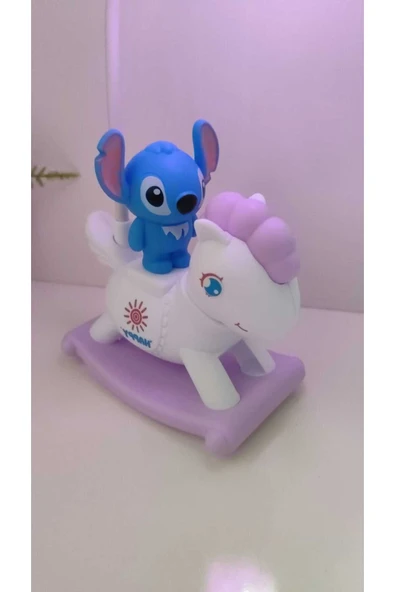 FAMEMUS ACCESSORY Stich Fiğürlü Masa Üzeri Gece Lambası - Resim 2
