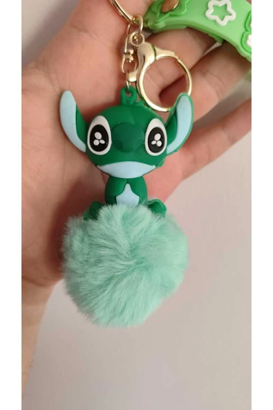 FAMEMUS ACCESSORY Stitch Peluş Silikon Anahtarlık Ve Çanta Aksesuar ürün görseli 1