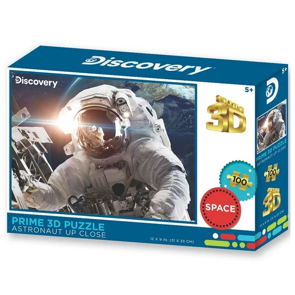 Prime 3D Discovery Uzayda Astronot Puzzle 100 Parça ürün görseli 1