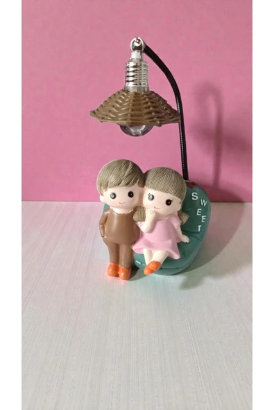 FAMEMUS ACCESSORY Çift Hediyelik Ürün Biblo Ürün Boyutu: 20cm*10cm ürün görseli 1
