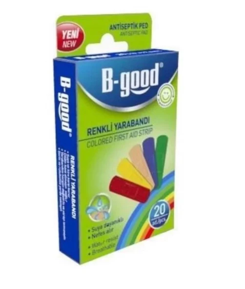B-Good Renkli Yarabandı 20'li ürün görseli 1