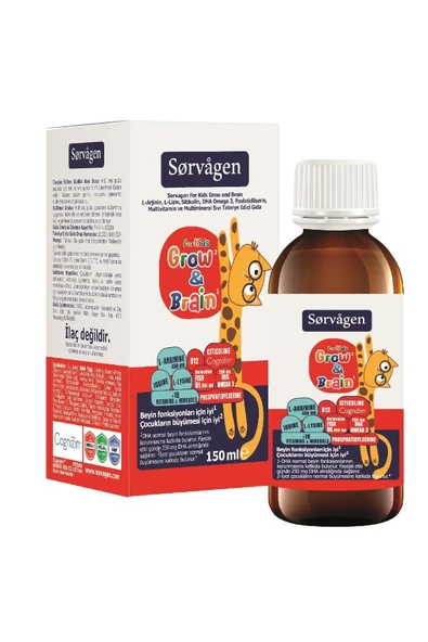 Sorvagen Grow Brain For Kids Sıvı 150 ml ürün görseli 1