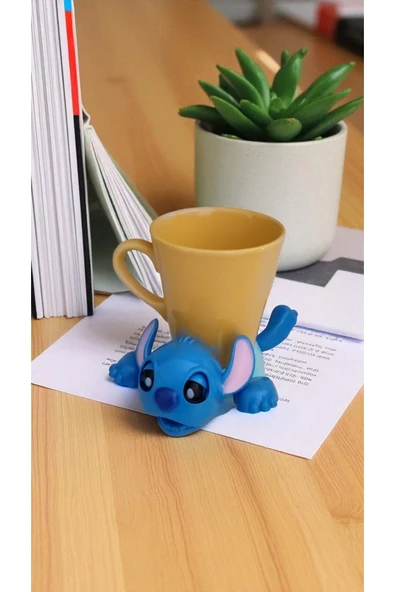 FAMEMUS ACCESSORY Stitch Bardak Tutucu boyut:15 cm ürün görseli 1
