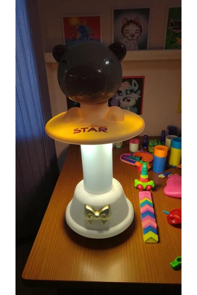 FAMEMUS ACCESSORY Capybara Kafa Sallayan Gece Lambası Boyut: 18 cm ürün görseli 1