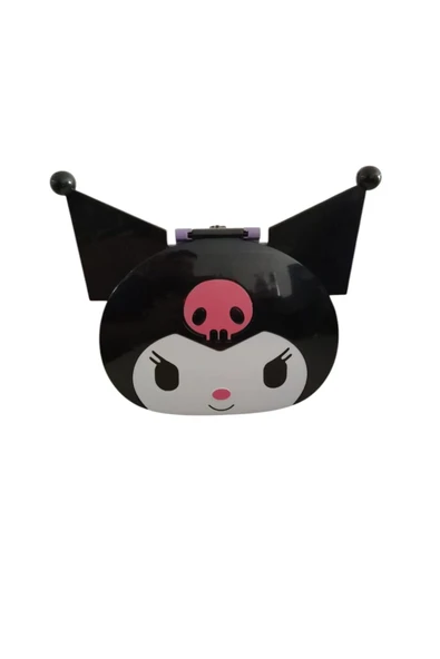 FAMEMUS ACCESSORY Kuromi Aynalı Takı Toka Kutusu 16*12 cm boyut ürün görseli 1