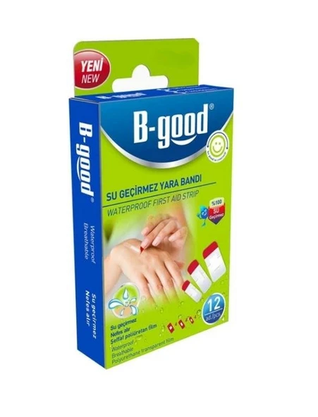 B-Good Yara Bandı Su Geçirmez 12'li ürün görseli 1