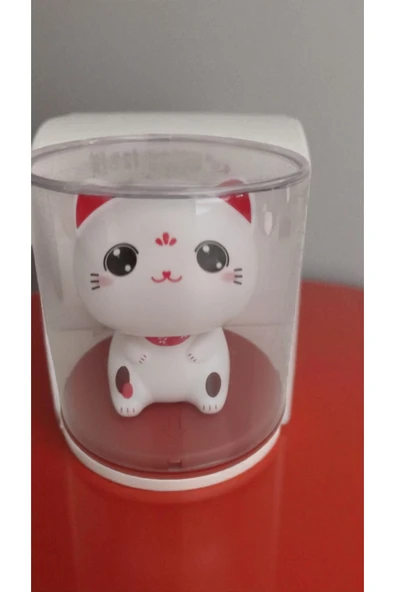 FAMEMUS ACCESSORY Kafa Sallayan Sevimli Kedi modeli 10cm *10cm BOYUTU büyüktür ürün görseli 1