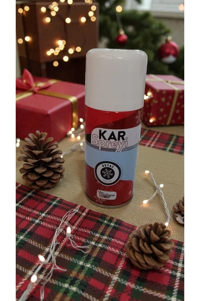 FAMEMUS ACCESSORY Yılbaşına Özel Çam Agaçı Kalıcı Kar spreyi 150 ml ürün görseli 1