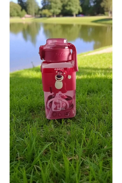 FAMEMUS ACCESSORY Sevim li Karakter 600ml Kaliteli Matara Suluk ürün görseli 1