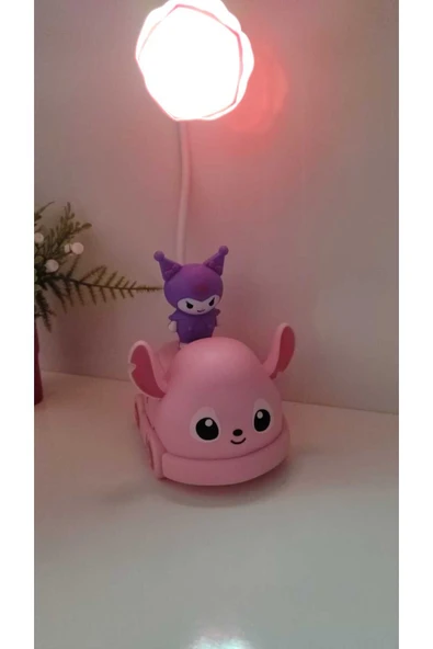 FAMEMUS ACCESSORY Kuromi Arabalı Masa Üzeri Gece Lambası ürün görseli 1