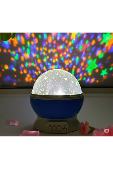 FAMEMUS ACCESSORY Starmaster Dönen Model gece Çocuk odanızı Şekillendirin - Resim 2