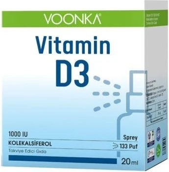 Vitamin D3 1000 Iu Organik Zeytinyağlı 20 ml ürün görseli 1