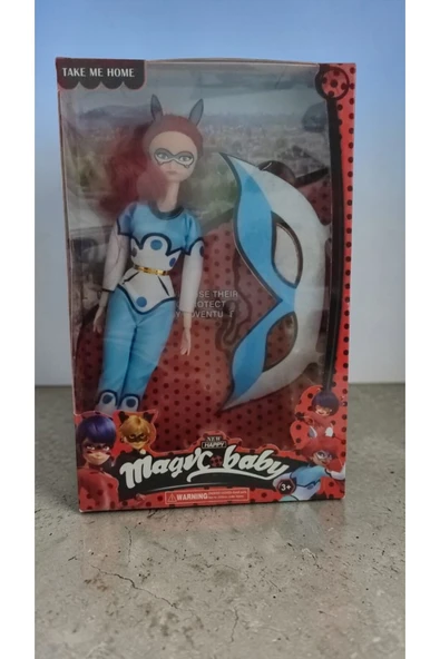 FAMEMUS ACCESSORY Kedili Kız Model Bebek Hediyelik Doğum Günü ürün görseli 1