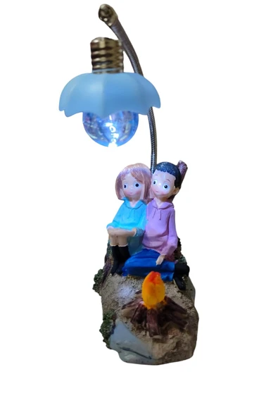FAMEMUS ACCESSORY Oturan Çift Model Biblo Hediyelik 13*20 cm ürün görseli 1