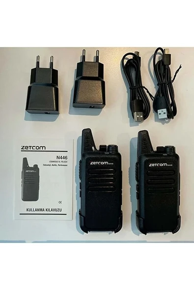 N446 PMR El Telsizi (2'li Set) - Resim 2