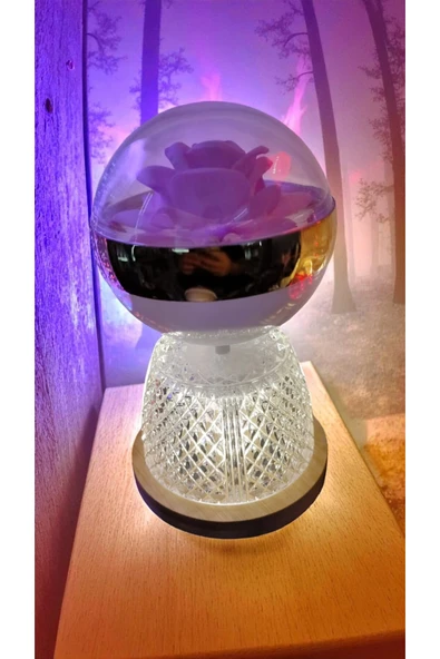 FAMEMUS ACCESSORY Isikli Usbli Dönen Gül boyutu :20cm ürün görseli 1