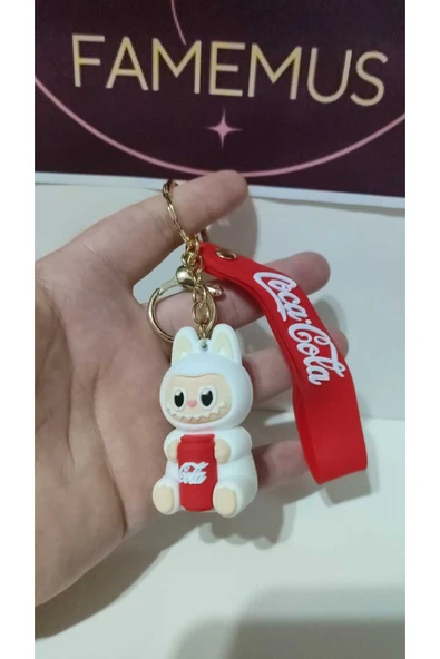 FAMEMUS ACCESSORY Labubu Silikon Kayış Anahtarlık ürün görseli 1