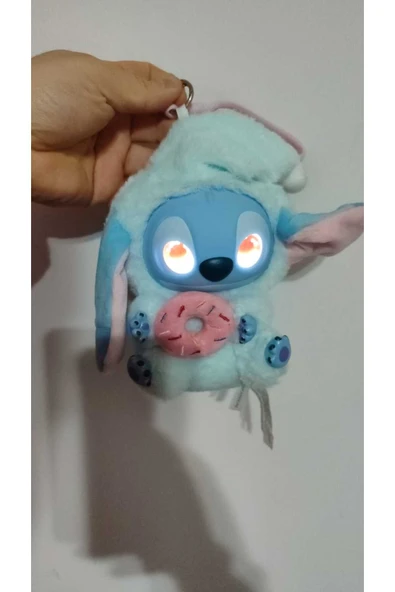 FAMEMUS ACCESSORY Dıjital Kaliteli Sarjzlı Sesli ve Gözler Hareketli Stitch Peluş ürün görseli 1