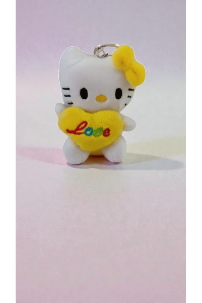 FAMEMUS ACCESSORY Hello Kitty Peluş Anahtarlık - Resim 2