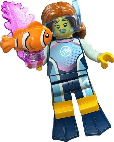 LEGO Minifigures 71052 Series 29 : 2.Marine Biologist ürün görseli 1