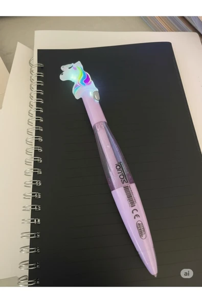 FAMEMUS ACCESSORY Işıklı ve Sulu Tükenmez Kalem ürün görseli 1