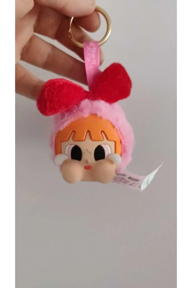 FAMEMUS ACCESSORY Powerpuuf gırls cry baby peluş çanta süsü özel kutusunda gönderim ürün görseli 1