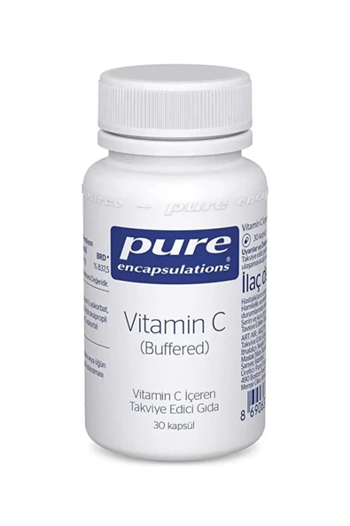 Pure Encapsulations Vitamin C Buffered 30 Kapsül ürün görseli 1