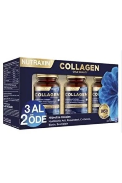 Nutraxin Beauty Gold Collagen 30 Tablet - 3 Al 2 Öde ürün görseli 1