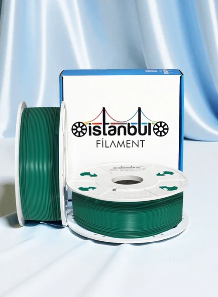 İstanbul Filament 3D Baskı PETG Filament Yeşil 1 Kg 1,75mm  0,05 Mm ürün görseli 1