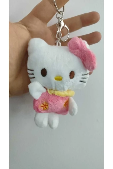 FAMEMUS ACCESSORY Hello Kitty Peluş Anahtarlık Çanta Aksesuar Boyut:12cm ürün görseli 1