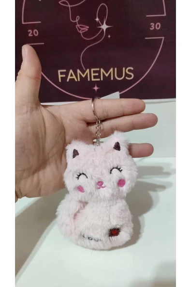 FAMEMUS ACCESSORY Sevimli Peluş Ayıcık Anahtarlık boyut 13 cm ürün görseli 1