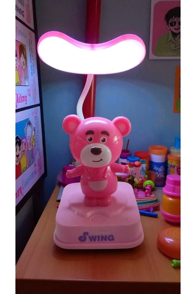 FAMEMUS ACCESSORY Hareket eden Sevimli Masa Üzeri Gece Lambası boyut 20 cm ürün görseli 1