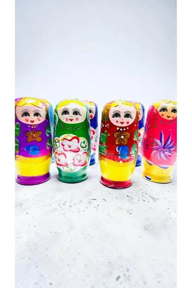 FAMEMUS ACCESSORY 6 lı Matruşka 1 model gönderim yapılır renk karışık gelir vidiosu izleyebilirsiniz Matruşka ürün görseli 1