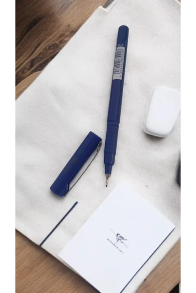FAMEMUS ACCESSORY 200 Fineliner 0.4mm Keçe Uçlu Kalem blue ürün görseli 1