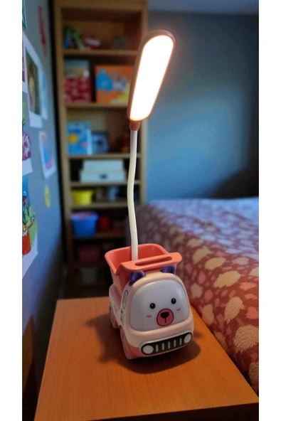 FAMEMUS ACCESSORY Kamyon Şeklinde Masa Üzeri Çok Şık tekerlek hareket etmez boyutu 25*9 cm ürün görseli 1