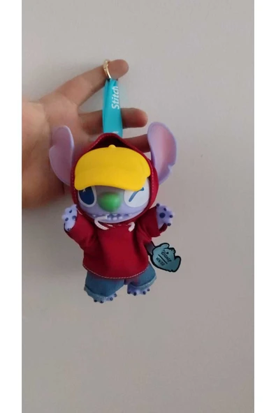 FAMEMUS ACCESSORY Gensztreet Elbeseli Stitch Peluş Özel kutusunda Görseldeki birebir gönderim ürün görseli 1