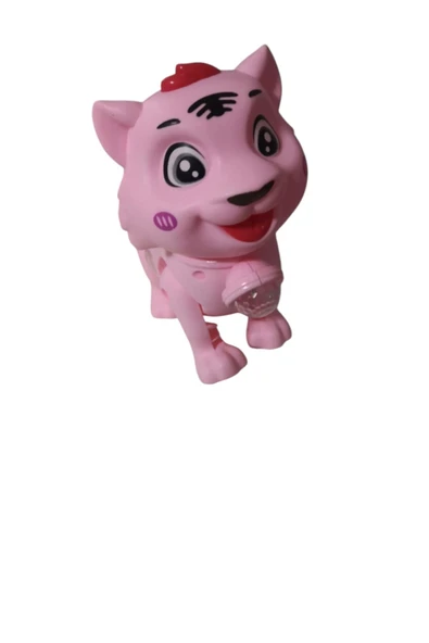 FAMEMUS ACCESSORY Işıklı Ve Sesli Yürüyen Sevimli Hayvan Oyuncak Pembe Renk ürün görseli 1