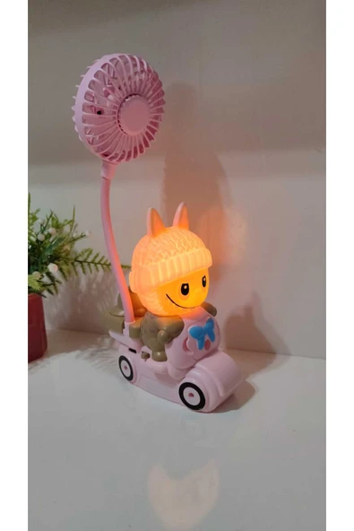 FAMEMUS ACCESSORY Labubu Hem Fan Hem Gece Lambası ürün görseli 1
