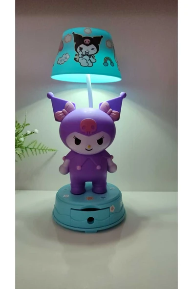 FAMEMUS ACCESSORY Kuromi Masa Üzeri Gece Lambası boyut 25 cm ürün görseli 1