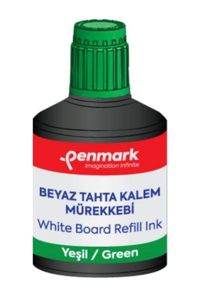 Beyaz Tahta Kalemi Mürekkebi 100 ml Yeşil ürün görseli 1