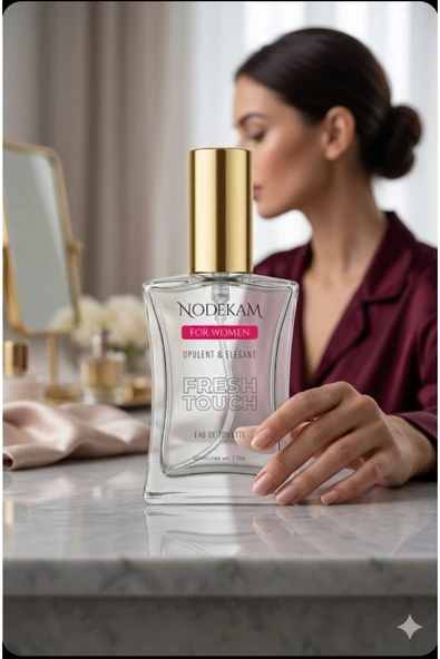 NODEKAM FRESH TOUCH FOR WOMEN EDT 50 ML KADIN PARFÜMÜ ( 3 ADET X 50 ML = 150 ML ) ürün görseli 1