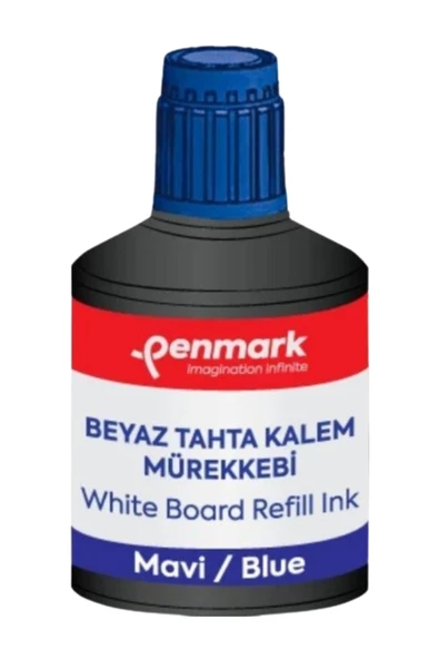 Beyaz Tahta Kalemi Mürekkebi 100 ml Mavi ürün görseli 1