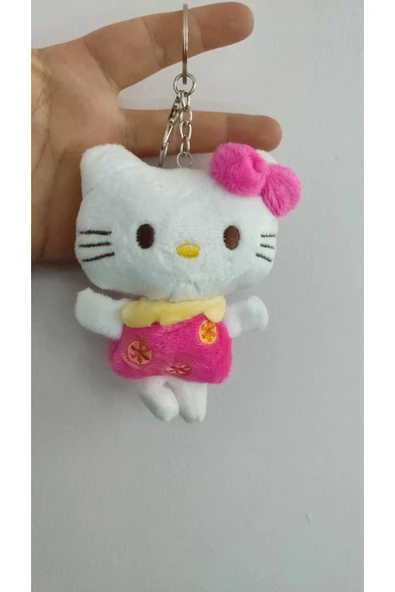 FAMEMUS ACCESSORY Hello Kitty Peluş Anahtarlık Çanta Aksesuar Boyut:12cm ürün görseli 1