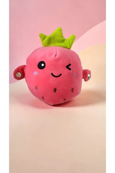 FAMEMUS ACCESSORY Etkileşim lı Çilek Peluş BOYUT:22CM VİDİOSU İZLEYİN ürün görseli 1