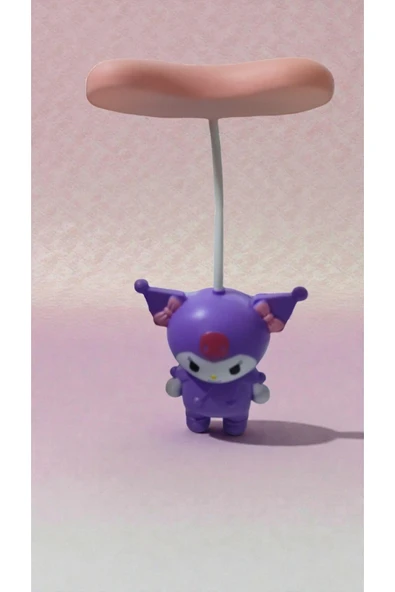 FAMEMUS ACCESSORY Kuromi Çocuk odasına Uygun Masa ve Gece Lambası boyut:20 cm ürün görseli 1