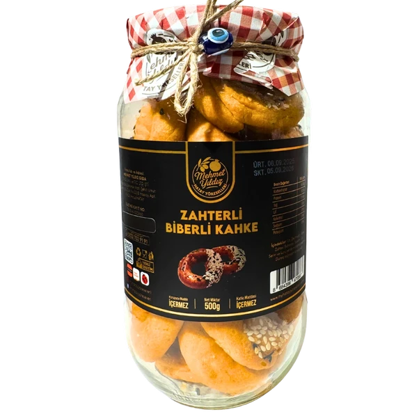 Zahterli Biberli Kahke 500g ürün görseli 1