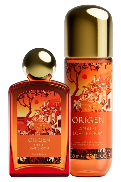 Origen Amalfi Love Bloom Kadın Parfümü + Saç ve Vücut Spreyi Set ürün görseli 1