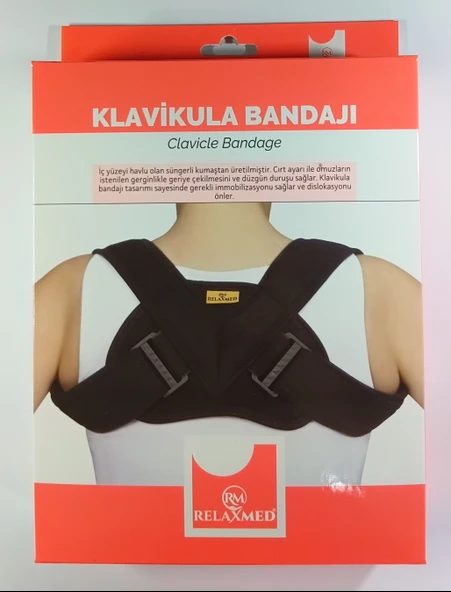 Klavikula Bandajı  Köprücük Kemiği Sabitleyici ve Dik Duruş Korsesi ürün görseli 1